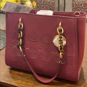 NWT Michael Kors Burgundy Handbag